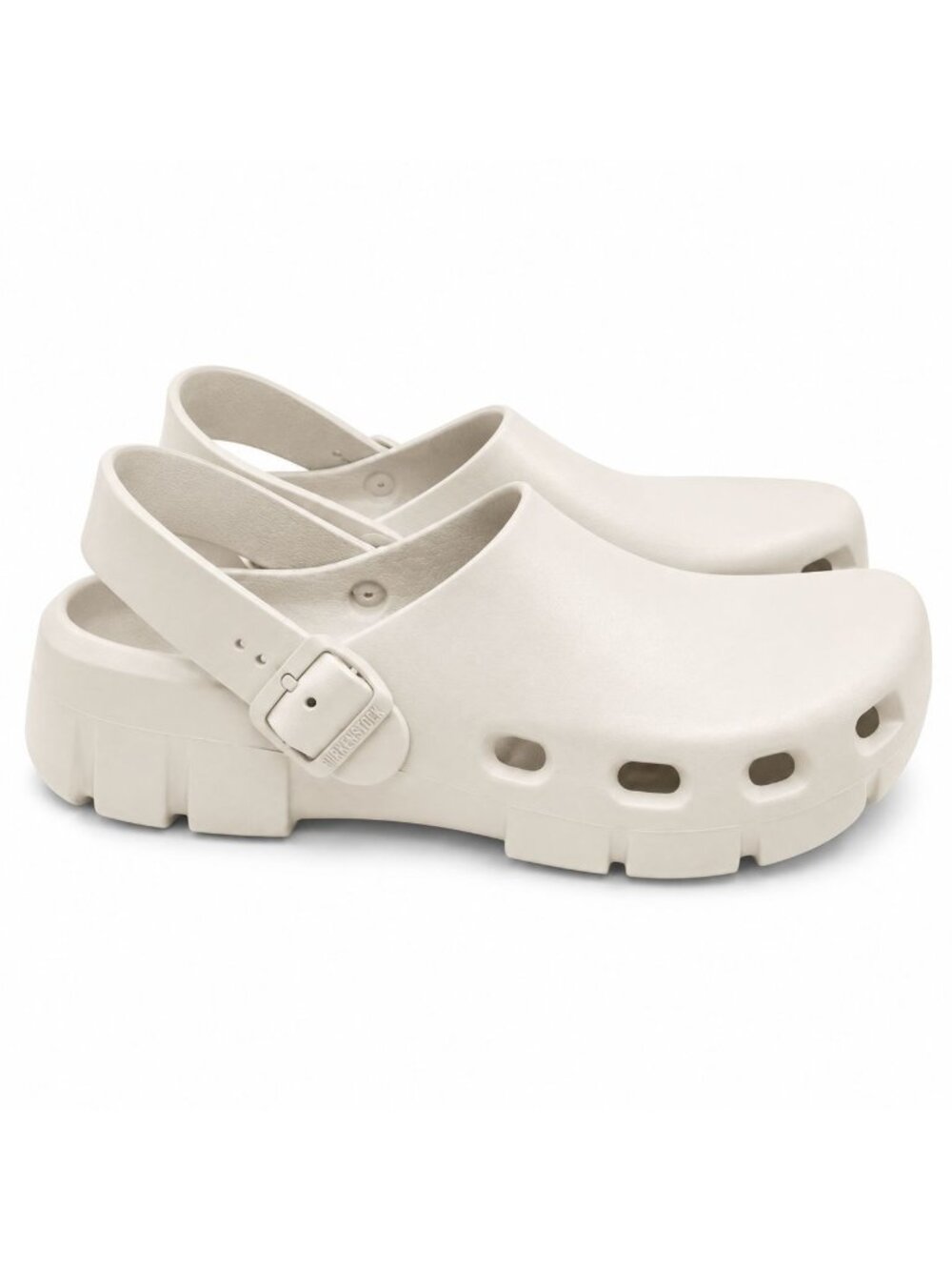 Birkenstock Birki Flow EVA Clogs EU 42 Mens 9 Womens 11 Eggshell Sport Recovery